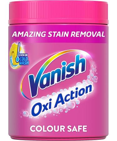 Vanish Fabric Stain Remover Oxi Action Powder 2.1 kg Works in just 30 seconds Versatile stain remover In wash pre-treat or soak Safe for use on everyday fabrics
