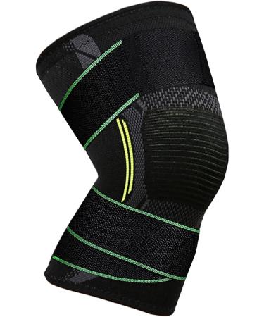Vitto Kniebandage Men/Women - Bandage knee to relieve knee pain arthrosis knee meniscus and strength sport (XL with straps) with strap XL
