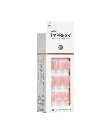 KISS imPRESS Petite Length Press-On Nails in Timeless Day - 30 Chip-Proof Fake Nails - 1 Count - Buy Online on GoSupps.com