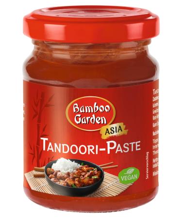 Bamboo Garden - Curry Paste Tandoori | Mildly spicy taste for curry dishes and for marinating meat | 1 x 125 g - Buy Online on GoSupps.com