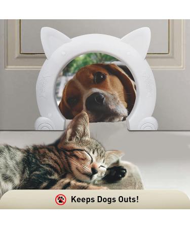 Wulikeke Interior Cat Door - Easy Installation for Indoor Cats - Includes Screws - No Flap - Large Size - Buy Online on GoSupps.com