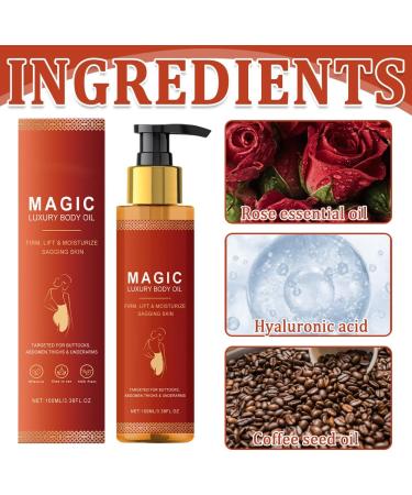 Teegxddy Magic Luxury Body Oil Glow Remedy Oil 2 pieces suitable for firming and hydrating the skin lifts sagging skin Magic Body Oil for all skin types - Buy Online on GoSupps.com