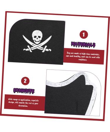 FRCOLOR 30 Sets Pirate Hair Blindfold Halloween Pirate Hats Cosplay Pirate Hats Pirate Outfit Pirate Cosplay Costume Pirate Dress Accessories Pirate Costume Pirate Hats for Party Cloth - Buy Online on GoSupps.com