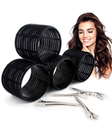 Mega curls with duck beak pliers 74 mm without self -heating - with a handle for long and curly hair hairdressing salon for tinkering 4 pieces - Buy Online on GoSupps.com
