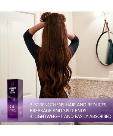 Anti Frizz Hair Serum Serum for Dry and Frizzy Hair Moisturizing and Nourishing Hair Oil Repair Treatment Heat Protection Frizz Control  - Buy Online on GoSupps.com