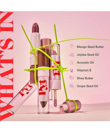 PYT BEAUTY Lip Duo: Berry Lipstick and Lip Gloss Combo - Hydrating, Hypoallergenic, Vegan Makeup (1 Count) - Buy Online on GoSupps.com