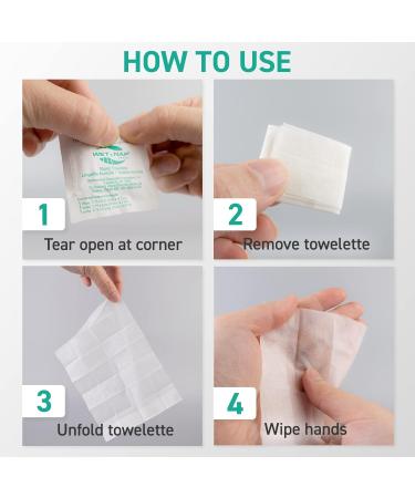 Wet Nap Hand Cleaning Towelettes Multi size (100) - Buy Online on GoSupps.com