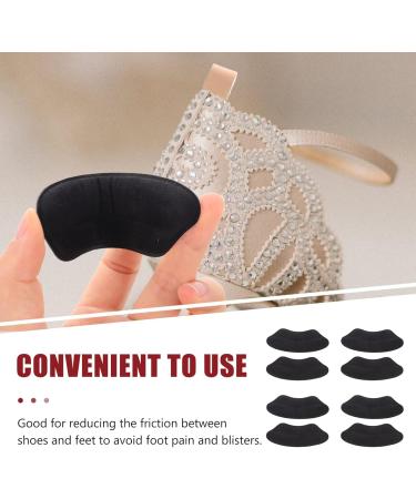 4 Pairs Heel Stickers & Cushions - Comfort Inserts for Women s High Heels & Sneakers - Wear-Resistant Anti-Leather Fleece - Replaceable Heel Liners in Black - Buy Online on GoSupps.com