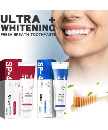 Sp4 Probiotic Whitening Toothpaste Fresh Breath Toothpaste Sp4 Teeth Whitening Paste Sp4 Deep Cleansing Care Toothpaste 2pcs C - Buy Online on GoSupps.com
