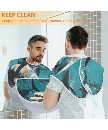 Beard Bib Apron - Ultimate Hair Catcher for Men | Perfect Gift for Dad Husband | Father's Day & Christmas | Includes 2 Suction Cups - Buy Online on GoSupps.com