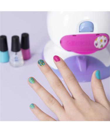 GO Glam Nail Stamper Deluxe Salon with Dryer - 3 Bonus Patterns, 2 Nail Polishes - Amazon Exclusive - Buy Online on GoSupps.com