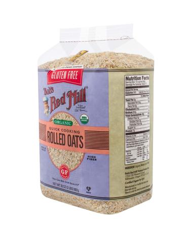 Bob's Red Mill Gluten Free Organic Quick Cooking Oats - 32 Oz | Healthy Breakfast Option - Buy Online on GoSupps.com