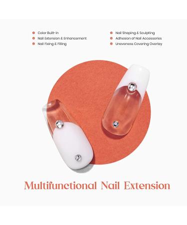 Beetles Poly Extension Gel - 60g Clear Builder Gel for Trendy Nail Art Design, Salon Quality DIY Nail Extensions - Buy Online on GoSupps.com