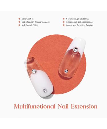Beetles Clear Poly Extension Gel 60g - Trendy Nail Art for Easy DIY at Home - Buy Online on GoSupps.com