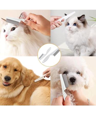CZFDCK 2 Pcs Flea Comb For Cats Flea Comb Flea Comb For Dogs Dog Flea Comb Cat Flea Comb Dog Hair Comb Grooming Tool For Removing Tear Stains Fleas Dandruff Lice - Buy Online on GoSupps.com