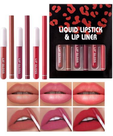  G n rique Lip pencil lipstick and lip liner set long-lasting lip gloss and lip liner lipliners lip pencil and gloss lip pencil and lipstick kit for women - Buy Online on GoSupps.com