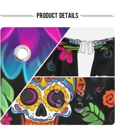 Kigai Skull Flowers Barber Cape | Professional Waterproof Hair Cutting Cape for Men & Women | Adjustable Snap Closure Hairdressing Cape - Buy Online on GoSupps.com