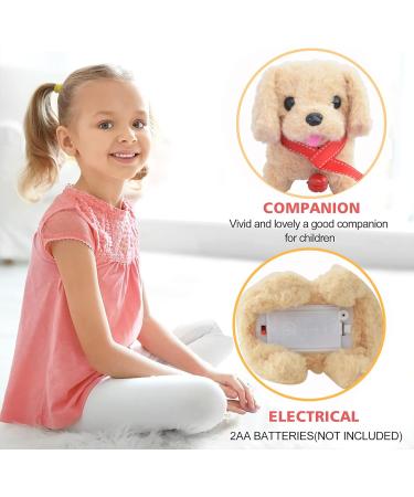 Howade Toy Puppy Plush Electronic Interactive Dog | Walking, Barking, Wagging Tail Stuffed Musical Pet Robot | Kids Toys for 2-8 Year Olds | Boys/Girls Presents - Buy Online on GoSupps.com