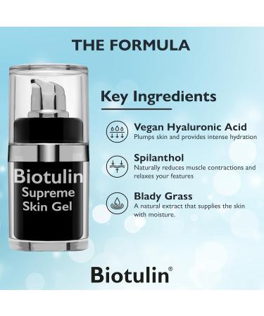 BIOTULIN Supreme Skin Gel 2-PACK - Hyaluronic Acid Serum for Wrinkles | Facial Lotion Anti-Aging Treatment - Buy Online on GoSupps.com