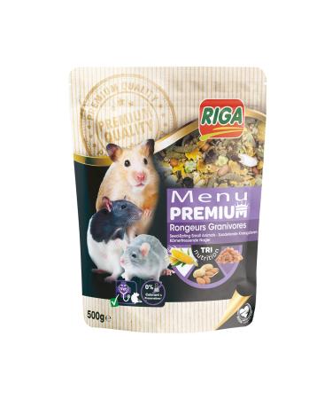 Riga - Premium Menu for Granivorous Rodents - Mix of Seeds, Cereals, Vegetables, Fruits and Nuts - Tri-Nutrition Concept - Ri