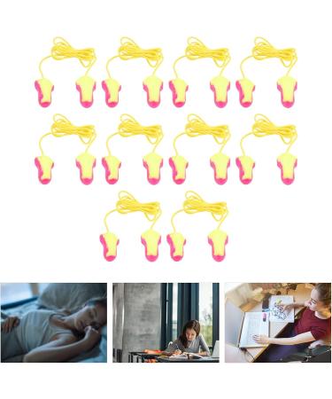 Foam Earplugs - 10 Pairs PU Foam Ear Plugs 32dB Noise Reduction for Sleeping & Travel - Buy Online on GoSupps.com