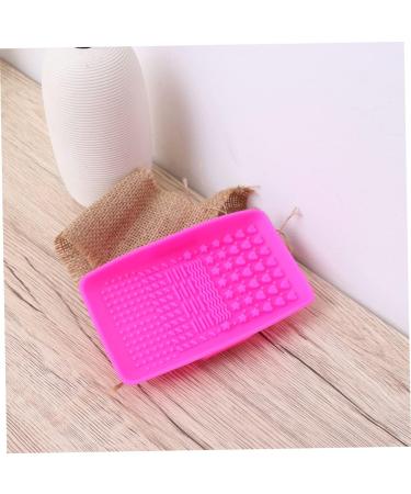 Beavorty 1PC Silicone Makeup Brush Cleaning Mat silicone makeup applicator makeup brush cleaner Makeup Brush Scrubber Mat makeup brush cleaning tool brush cleaning pad beauty tools portable - Buy Online on GoSupps.com