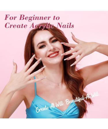 Buy Saviland Acrylic Nail Set - Complete Acrylic Powder & Liquid Kit with Nail Brush Base & Top Gel for Perfect Nail Art - Ideal Acrylic Starter Set - Buy Online on GoSupps.com