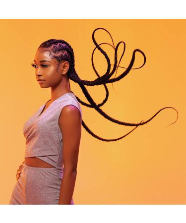 Sensationnal XPRESSION 3X Pre-Stretched Braids 58 3-Pack 1B - Long Synthetic Hair Extensions - Buy Online on GoSupps.com
