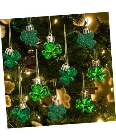 Zerodeko Shamrock Hanging Baubles 36pcs Pendant Four Leaf Ornaments Shamrock Pendants Charm Amulet - Buy Online on GoSupps.com