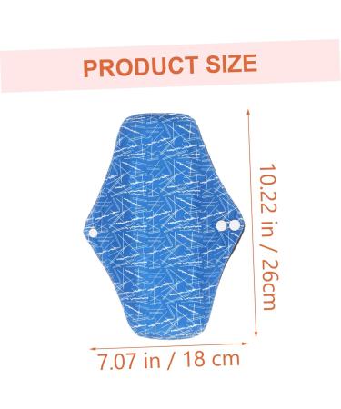 Washable Menstrual Pads 4pcs Set | Reusable Absorbent Bamboo Charcoal Fiber Liners for Women | Comfortable & Eco-Friendly Cotton Pads - Buy Online on GoSupps.com
