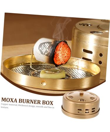 LALAFINA Moxibustion Box - Portable Electrical Mugwort Massage Device | Copper Healing Tank & Burner - Buy Online on GoSupps.com
