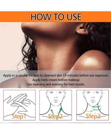 Turmeric Neck Firming Cream - All Natural Skin Tightening & Brightening Lotion for Face & Neck - Buy Online on GoSupps.com