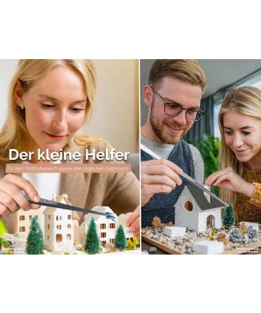 Professional Tweezers 10.5 cm to 60 cm Straight with Internal Teeth | New Selection (25 cm) for Precision Grooming | International Shipping Available - Buy Online on GoSupps.com