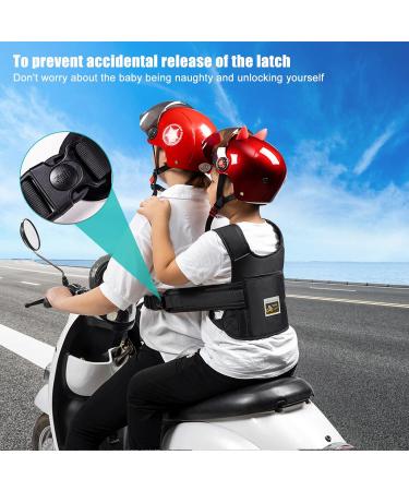 Adjustable Children's Motorcycle Safety Belt | Fall Protection for Kids 1-10 | Reflective Stripes for Maximum Safety - Buy Online on GoSupps.com