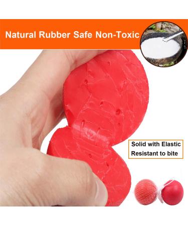 Panlom 3 Pack Dog Balls Indestructible - 100% Natural Rubber Dog Ball Non-Toxic Tough Toy for Small Medium Large Dog Medium 5.5cm/2.2inch - Buy Online on GoSupps.com