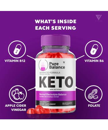 (2 Pack) Pure Balance Gummies PureBalance ACV Keto Gummies Pure Balance Advanced Weight Management Support Supplement Formula Pure Balance Canada Maximum Health and Wellness Support (120 Gummies) - Buy Online on GoSupps.com