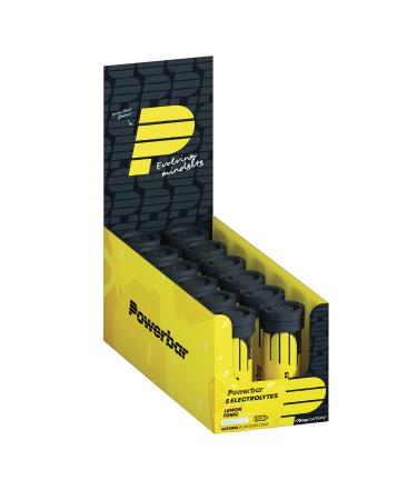 Powerbar 5 Electrolytes Lemon Tonic 12x10Tabs - Effervescent tabs providing the electrolytes + 75 mg caffeine