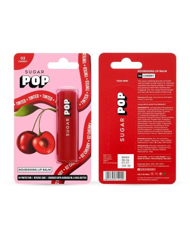 Nourishing Lip Balm with Castor Oil Shea Butter & Avocado Oil | Deep Hydration for Soft & Smooth Lips | Cherry | 4.5 g - Buy Online on GoSupps.com