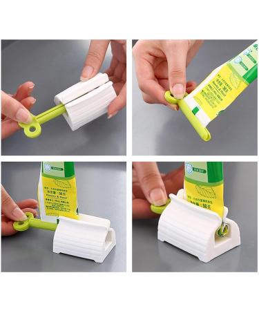 Squeezer Clip Holder Roll Toothpaste Holder Lazy Face Washer Automatic Toothpaste Squeezer Multi-Color Options Size (2.9 * 1.4 * 1.6) inches Red - Buy Online on GoSupps.com