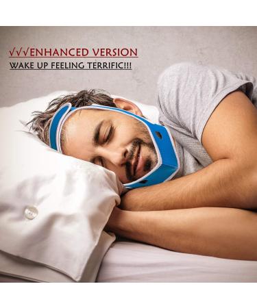WAKI HOME Anti Snoring Chin Strap - Advanced Solution for Men and Women - Stop Snoring Sleep Aid (Blue) - Buy Online on GoSupps.com