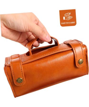 Premium Leather Shaving Head Cover | Durable Razor Protection Sleeve for Travel & Storage - Buy Online on GoSupps.com