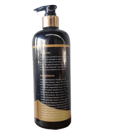 Carbonic Acid Shampoo for Hair Growth with Biotin, Collagen, Tea Tree & Argan Oil - 16 Oz | Anti-Hair Loss Set for Men and Women - Buy Online on GoSupps.com