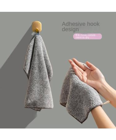 Kitchen Cleaning Bamboo Charcoal Dish Towel Household General Merchandise Daily Thickened Absorbent Disposable Lazy Cleaning Cloth - Buy Online on GoSupps.com