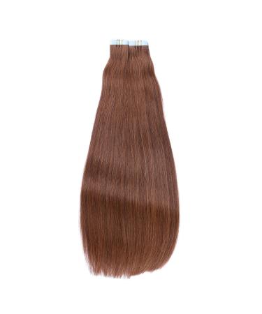 Buy #6 Brown Tape-In Hair Extensions - 60cm 40 Tresses 100% Remy Real Hair - Novon Hair Extensions - Buy Online on GoSupps.com