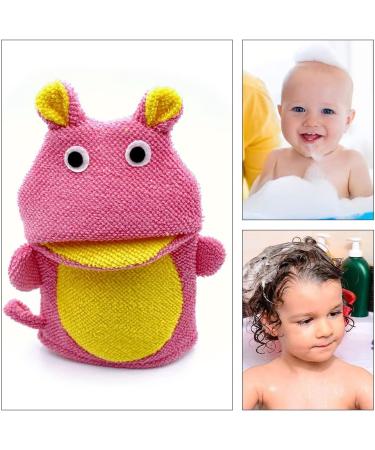 Kids Cute Animal Bath Sponge Glove Mitt for Toddler Bath and Shower - Buy Online on GoSupps.com