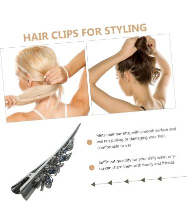 Beaupretty Glitter Hair Clips Cream Concealer Palette Eyelashes for Dolls Bill Clips Hair Monomer Dish Sparkly Hair Clips Fancy Clips for Women Crystal Miss Issue Card - Buy Online on GoSupps.com