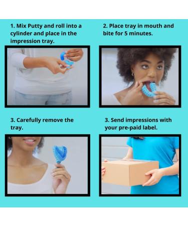 ClearRetain Orthodontic Retainer Lower - Prevent Teeth Shifting | 2 Sets Molding Putty | Made in USA - Buy Online on GoSupps.com