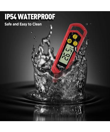 Mixcmax LCD Digital Kitchen Thermometer - Versatile Meat Cake & Baby Thermometer with Long Probe for Cooking Water & Milk - Ideal Household Tool for Accurate Temperature Measurement - Buy Online on GoSupps.com