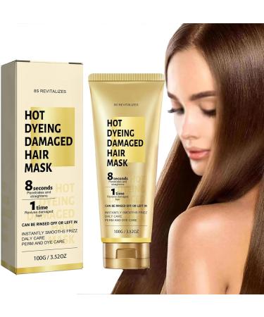 NQNFWCRJ 8 Seconds Rejuvenating Hair Mask Keratin Treatment Cream Miracle Dry Hair Mask Suitable for Permed Dyed and Damaged Hair Daily Care - Buy Online on GoSupps.com