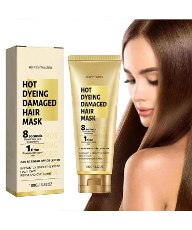NQNFWCRJ 8 Seconds Rejuvenating Hair Mask, Keratin Treatment Cream, Miracle Dry Hair Mask, Suitable for Permed, Dyed and Damaged Hair, Daily Care